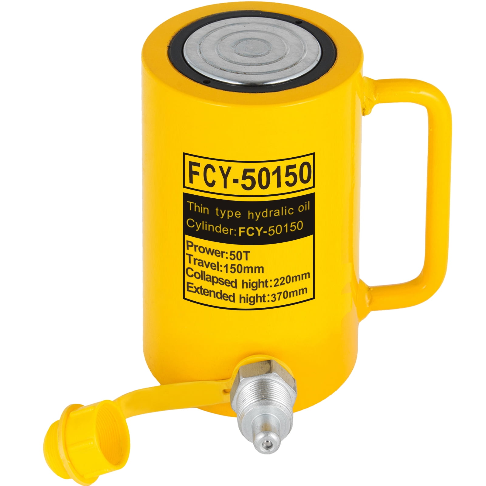20 Ton Jack 20 Ton Hydraulic Cylinder - 1.2" Stroke Low Profile Porta Power Ram Jack For Construction & Lifting Porta Power Kit