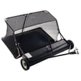 thumbnail image 1 of VEVOR 52 in Tow Behind Lawn Sweeper, 26 cu.ft. Large Yard Sweeper, Adjustable Sweeping Height, Heavy Duty Leaf & Grass Collector with Dumping Rope, Pull Behind Sweepers for Debris Grass Clippings, 1 of 9