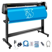 VEVOR 53 inch Vinyl Cutter,1350mm Cutting Plotter,LCD Display Vinyl Cutter Plotter Vinyl Plotter Cutter Machine Signmaster Software Sign Making Machine with Stand PC ONLY