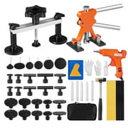 VEVOR 56PCS Car Body Dent Puller With Golden Dent Puller Bridge Lifter Tool Paintless Hail Remover Repair Kit