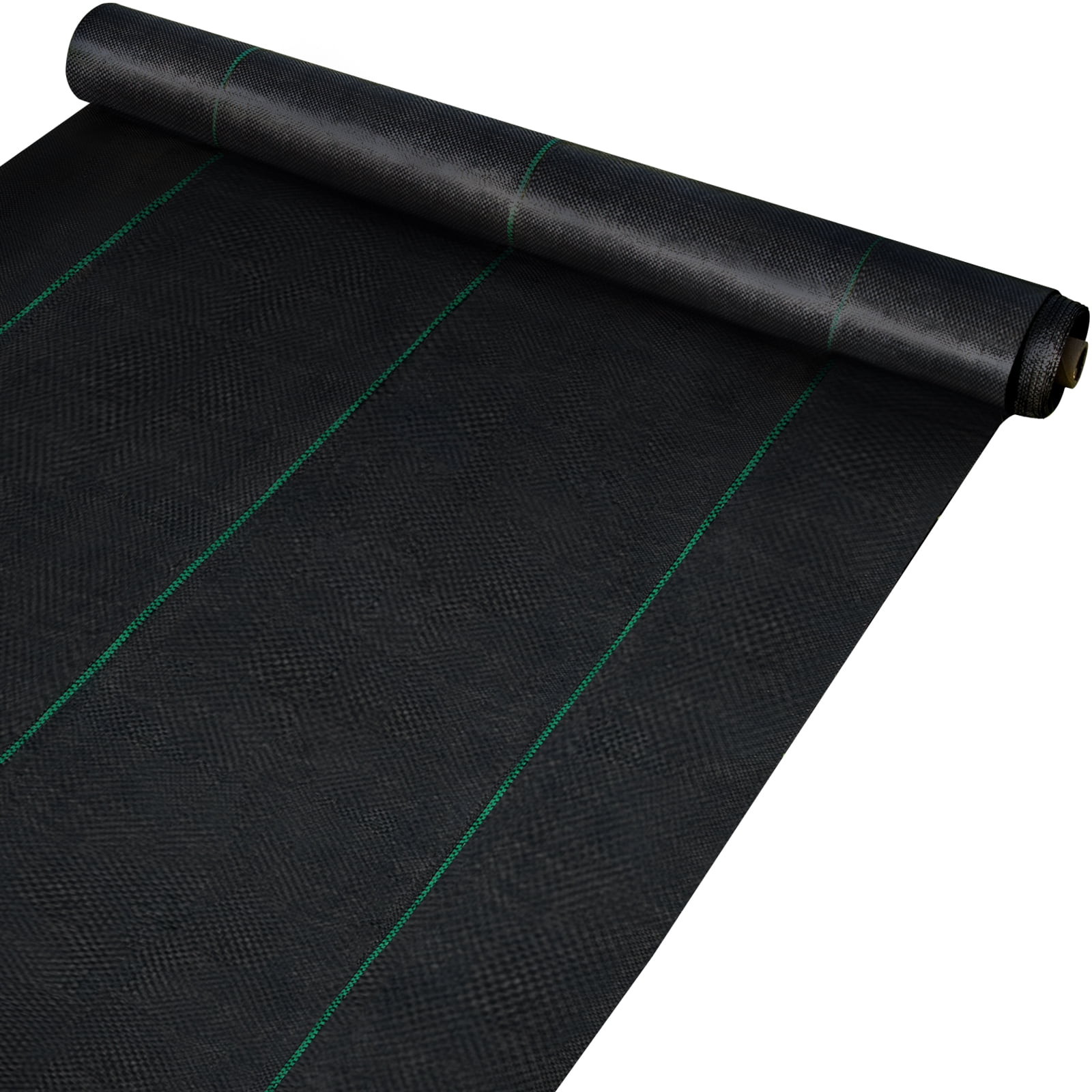 VEVOR 6.5 x 300 ft Heavy Duty Weed Barrier Fabric, 3.2 oz Woven Weed Control Fabric, Geotextile Fabric for Underlayment, Polyethylene Ground Cover