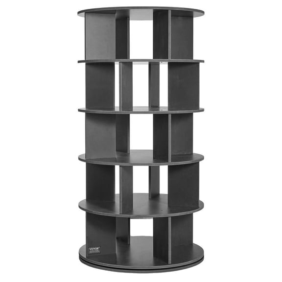 VEVOR 6-Tier Rotating Shoe Rack Tower 360 ° Spinning Shoe Display Carousel White