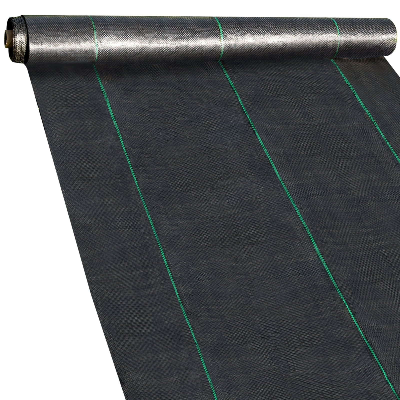 VEVOR 6 x 300 ft Weed Barrier, 3.2 oz Landscape Material for Backyard, Lawn, Driveway, Black