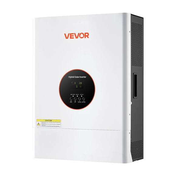 VEVOR 6000W 48V Hybrid Solar Inverter, 120V/240V Split Phase, Built-in 120A MPPT Solar Controller, Low Frequency Pure Sine Wave Power Inverter Charger, for Lead Acid Lithium Battery off-Grid Systems