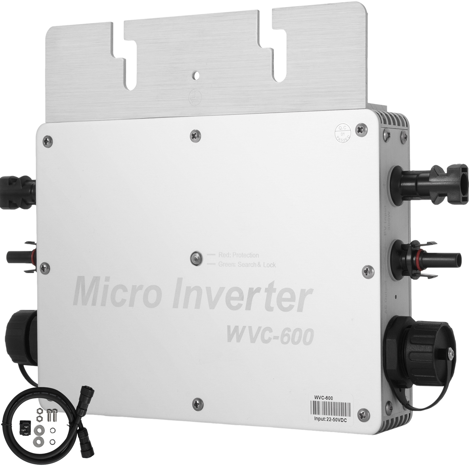 VEVOR Grid Tie Solar Inverter, 1000W MPPT Power Inverter, 50/60 Hz