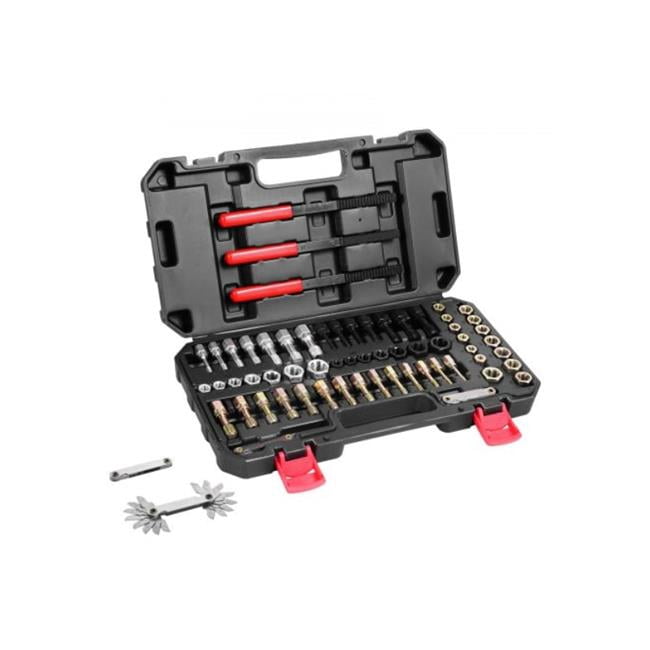 Thread Cleaner Set VEVOR 61PCS Thread Chaser Set UNC UNF Metric Thread Restorer Tool ...