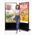 thumbnail image 1 of VEVOR 65 Inch Digital Signage Display, Touchscreen Digital Kiosk, Indoor Floor Standing Kiosk Display, 4K UHD LCD Screen, 2GB RAM & 32GB ROM, with WiFi HDMI/USB Input, Commercial Advertising Display, 1 of 9
