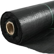 VEVOR 6ft x 250ft Premium Weed Barrier Fabric Heavy Duty 4.1OZ, Woven Weed Control Fabric, High Permeability Good for Flower Bed, Geotextile Fabric for Underlayment, Polyethylene Ground Cover