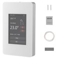 thumbnail image 1 of VEVOR 7-Day Programmable Thermostat, Home Thermostats for Radiant Underfloor Heating Cable,Heat Pump with GFCI & Sensitive Sensor,TFT Color Display Touchscreen,Efficient,Gray-White (Without Wifi), 1 of 9