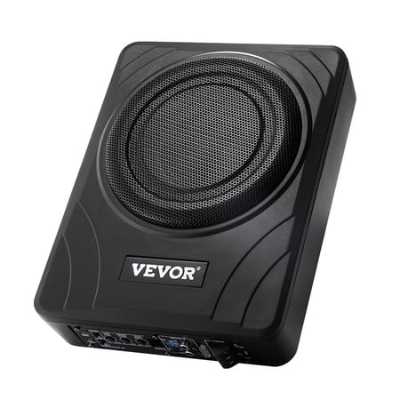 VEVOR 8-Inch 300W Under-Seat Car Subwoofer – Slim Powered Subwoofer System
