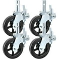 thumbnail image 1 of VEVOR 8" x 2" Casters Scaffolding Swivel Rubber Zinc Coating Flexible Scaffold, 1 of 9