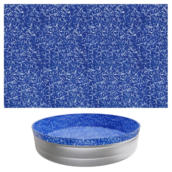 VEVOR 8ft Pool Liner, Round Overlap Swimming Pool Liner for 27.5 in Wall Height, Heavy Gauge Vinyl, Easy Install with Leak-Proof Patches, Designed for Steel Sided Above-Ground,Outdoor, Crystal