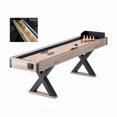 thumbnail image 1 of VEVOR 9 ft LED Shuffleboard Table 2 in 1 Shuffleboard and Bowling Combo Game Set, 1 of 10