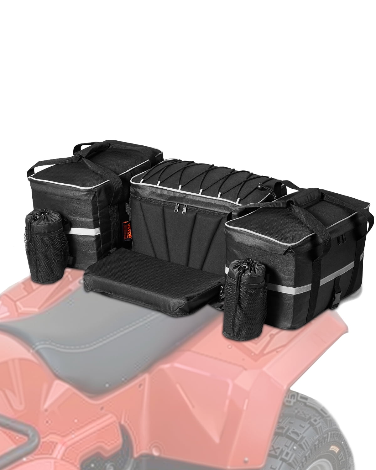 VEVOR ATV Rear Storage Bag, 54L ATV Rear Cargo Bag with 16L Cooler ...