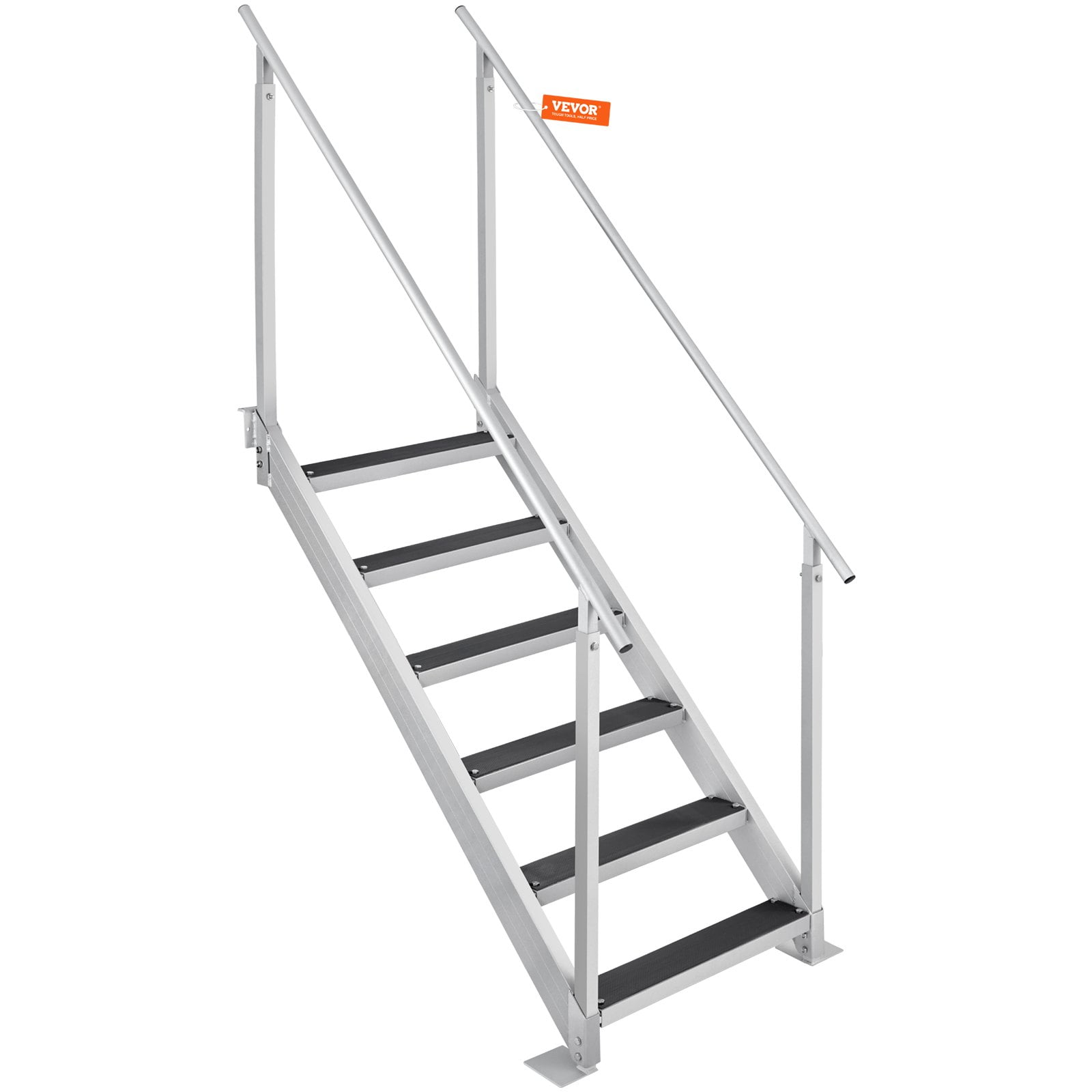 VEVOR Adjustable Dock Ladder, 43''51'', 500 lbs Capacity, Aluminum