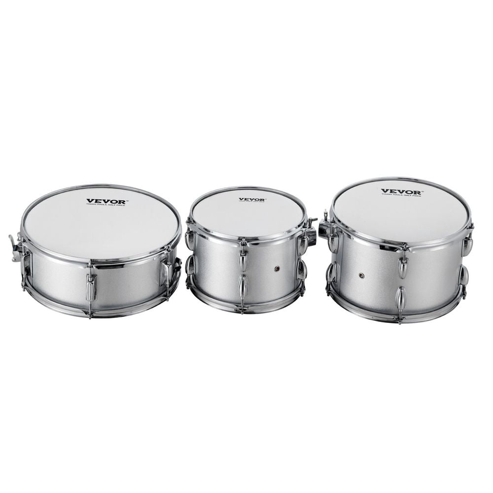 Adult Drum Set, 5-Piece, 22 inches Complete Full Size Drum Kit with Bass Toms Snare Floor Drum Adjustable Throne Stands Cymbal Hi-Hat Pedal and Drumsticks, Beginner Drum Kit for Adults, Silver