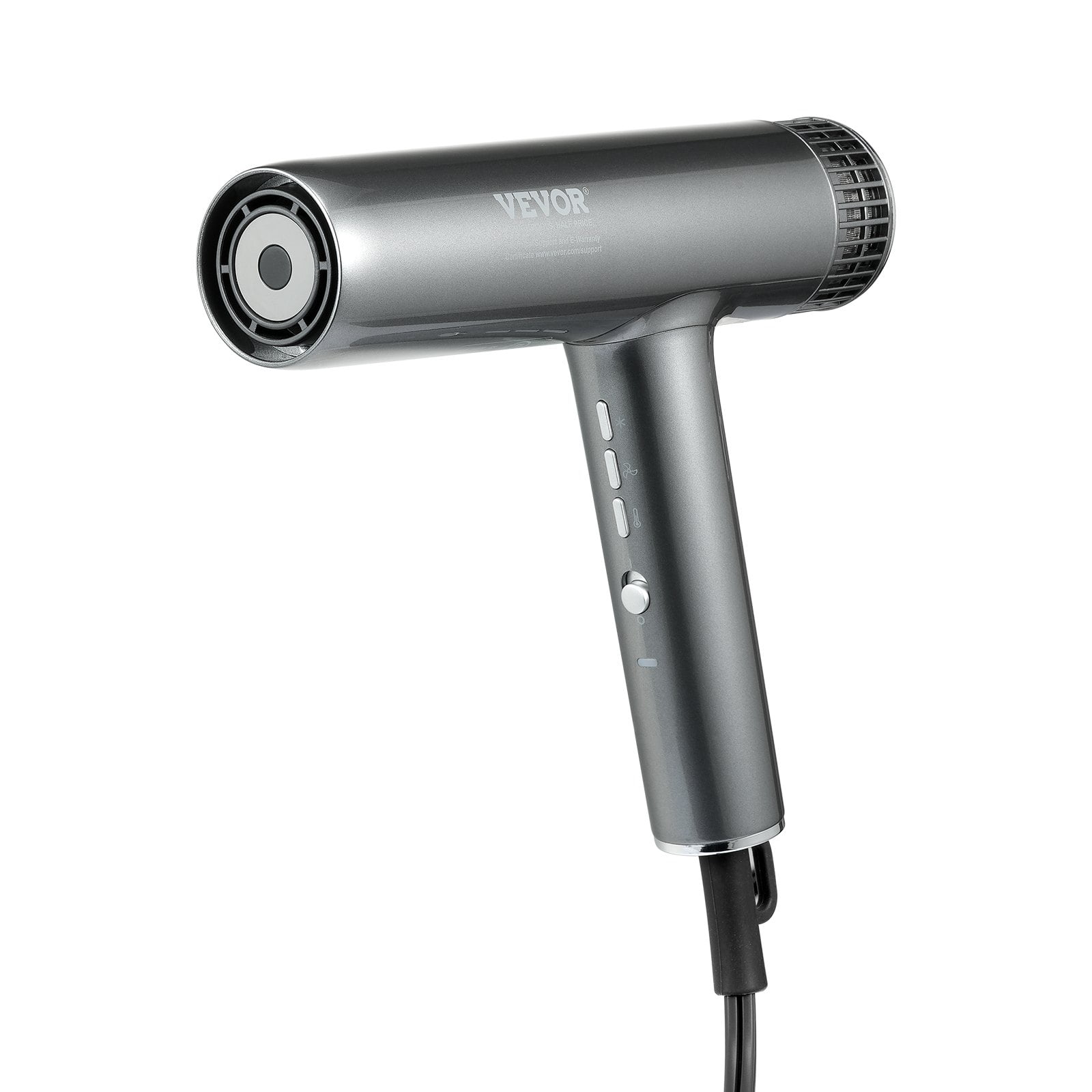 VEVOR Advanced Hair Dryer, 98000 RPM with 3 Million Negative Ions, 3 Temperature and Speed Settings, Professional Ionic Blow Dryer