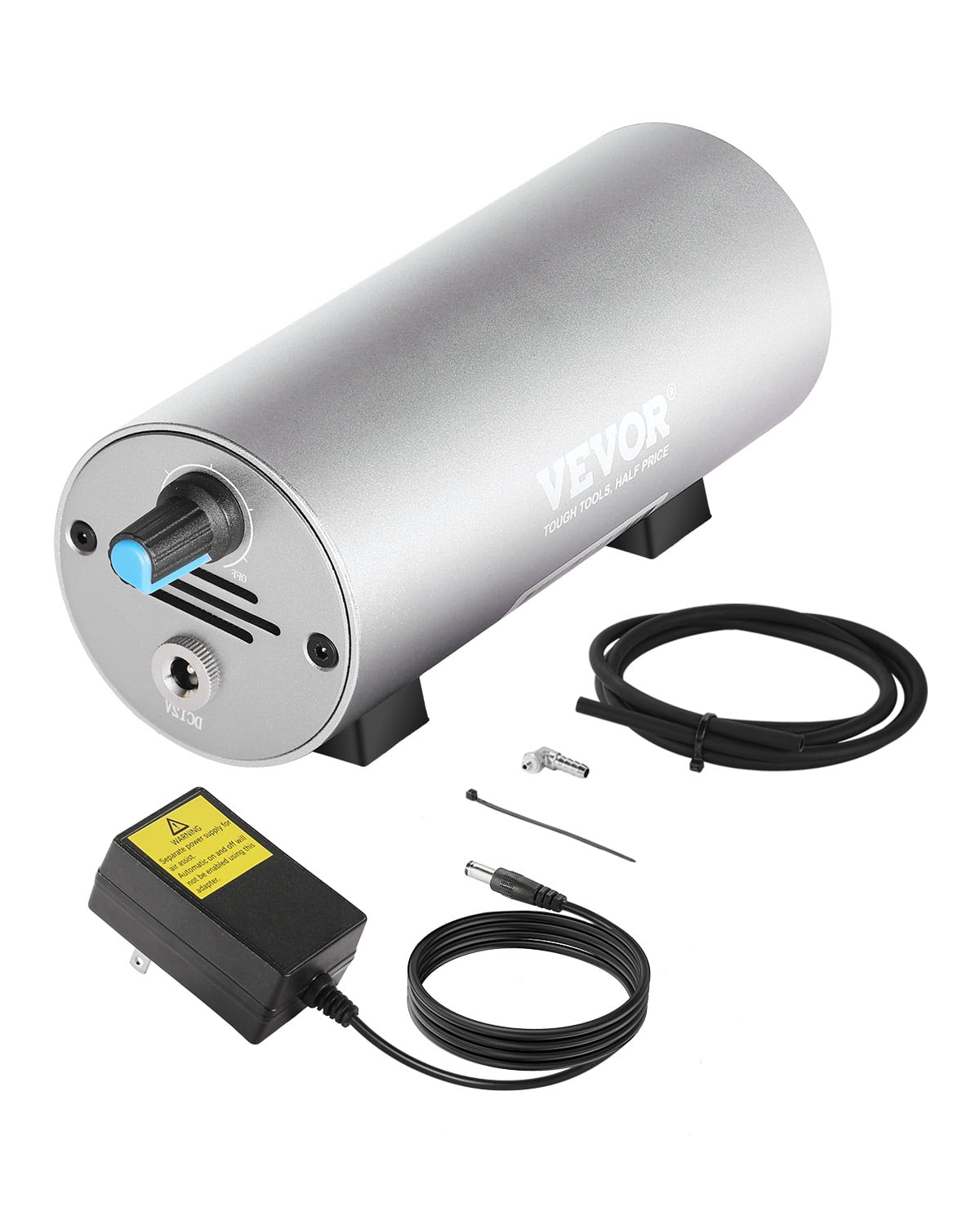 VEVOR Air Assist, Adjustable 30 L/min Airflow, Air Assist Pump Kit for Laser Cutter and Engraver, Clear Smoke and Dust, Reduce Surface Temperature, Shield Laser Lens, for Laser Engraver ≥ 20W