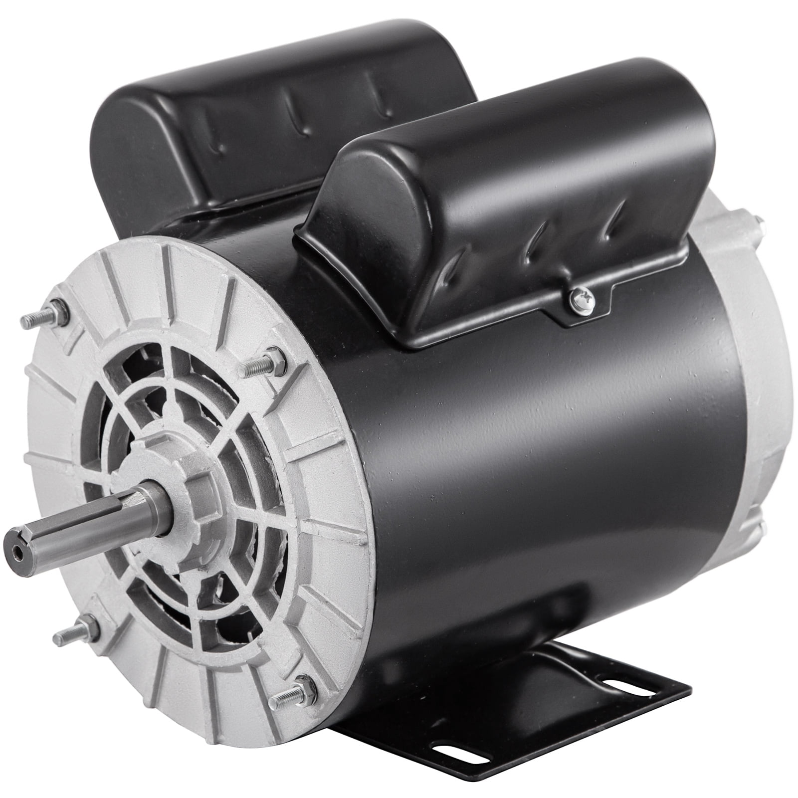 VEVOR Air Compressor Motor, 2Hp 3450RPM Electric Compressor Motor 115V 230V 56 Frame Single