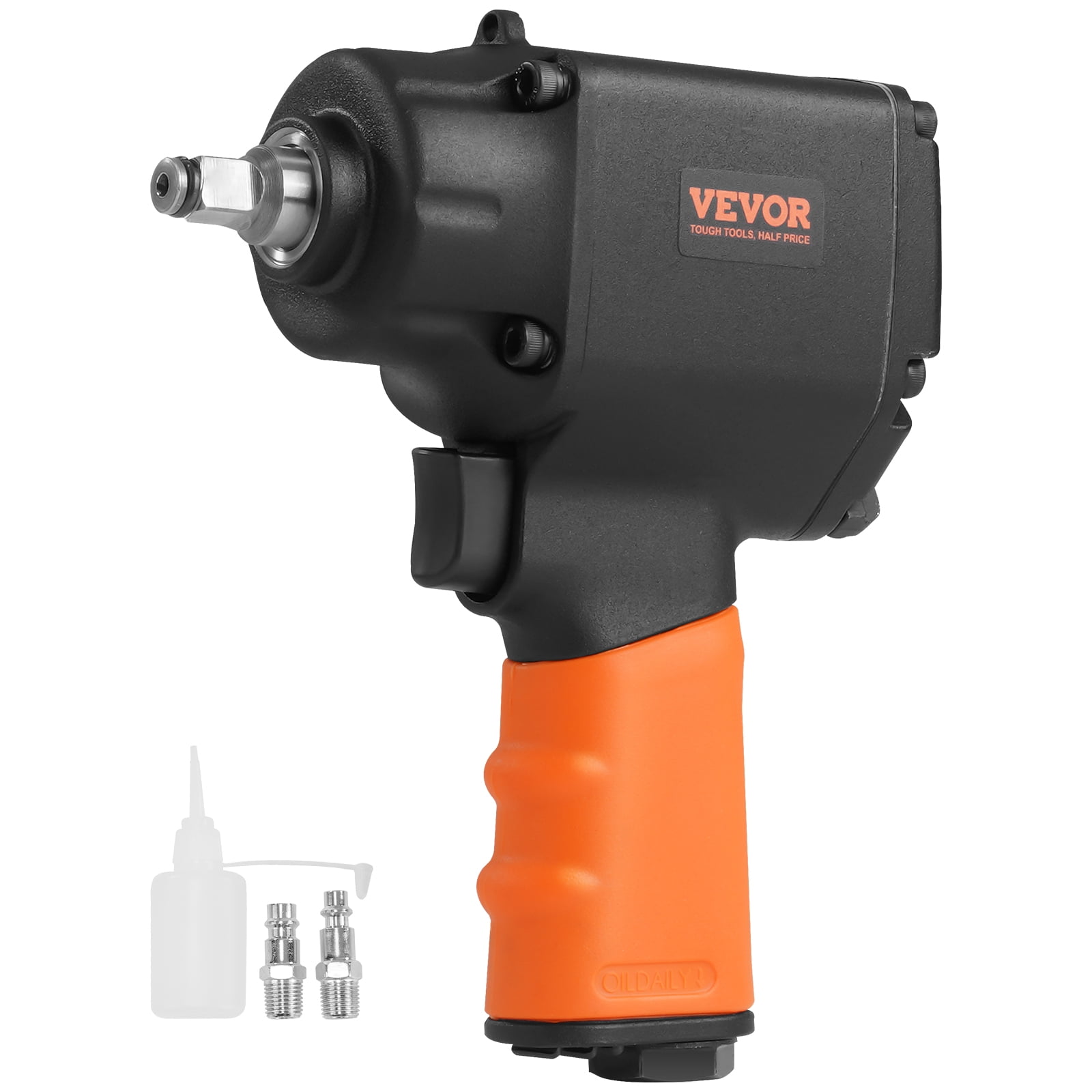VEVOR Air Impact Wrench, 3/8-Inch Drive Air Impact Gun, Up to 690ft-lbs Nut-busting Torque, Lightweight Pneumatic Impact Wrench for Auto&nbsp;Repairs&nbsp;and&nbsp;Maintenance