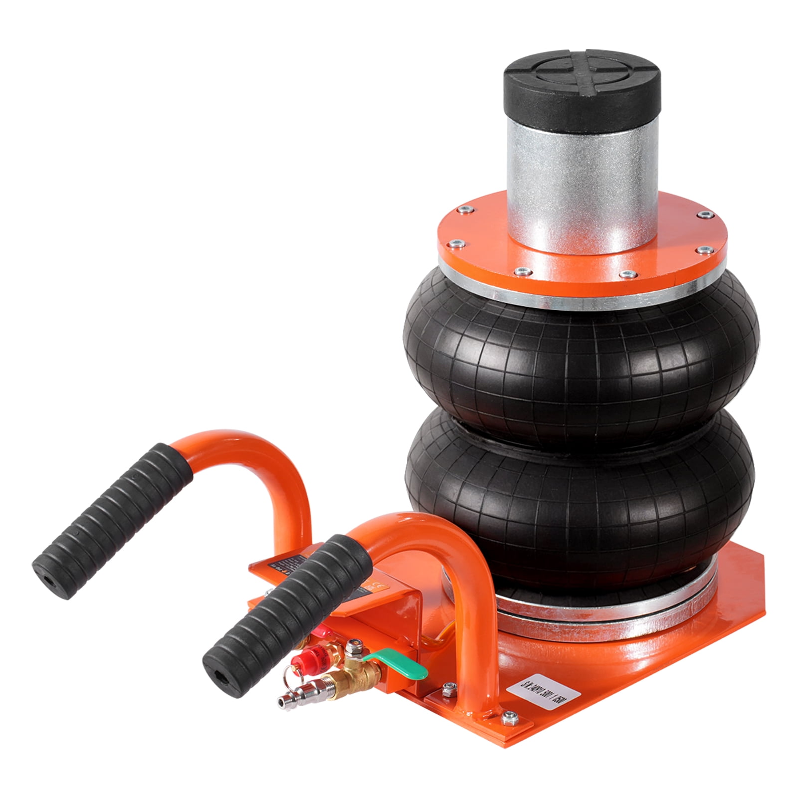 VEVOR Air Jack, 3 Ton/6600 lbs, 3-8S Pneumatic Lifting Jack with Heightened Column & 6 Steel Tubes, Compact, Easy-to-Lift & Space-Saving Jack with Thick Rubber Pad, Fits for Sedan, SUV, Pickup Truck