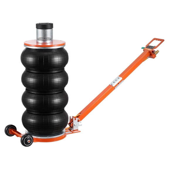 VEVOR Air Jack, 6 Ton/13000 lbs, 2-5 S Pneumatic Lifting Jack with Heightened Column & Adjustable Handle, Easy-to-Lift & Space-Saving Jack with Thick Rubber Pad