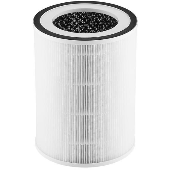 VEVOR Air Purifier Replacement Filter, H11, 2-in-1 Compact & Lightweight Replacement Filter with PET Pre-Filter, Easy-to-Grab Purifier Filter with Non-Woven Fabric, Fit for Cylindrical Purifier