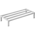 thumbnail image 1 of VEVOR Aluminum Dunnage Rack, 48” x 20” Commercial Food Floor Rack, 8” Off the Floor, 1800 lbs Capacity All-Welded Aluminum Storage Rack, for Storage in Restaurants, Kitchens, Garages and Vehicles, 1 of 9