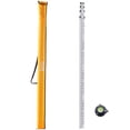 thumbnail image 1 of VEVOR Aluminum Grade Rod,14-Feet/8ths 4 Sections Telescopic Measuring Rod,Double-Sided Scale 1/8in Leveling Rod Stick,Aluminum Alloy Survey Rod w/ Bubble Level &Carrying Bag for Houses,Walls,Floors, 1 of 9