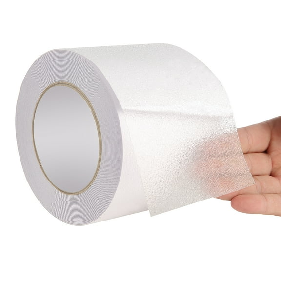 VEVOR Anti-Slip Tape, 30 FT x 4 inch Transparent Non-Slip Grip Tape for Indoor & Outdoor Use, Ultra-Clear Non Skid Traction Treads for Bathrooms Boats Stairs Pools, Safe & Comfortable for Bare Feet