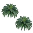 thumbnail image 1 of VEVOR Artificial Ferns 2 Pcs, Natural Spread Diameter 43-47 Inch, Large Hanging Artificial Boston Ferns, Fake Plant Wall Decor with 50 Branches, Faux Fern for Home and Office (Flowerpot Unincluded), 1 of 9