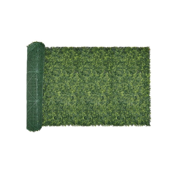 VEVOR Artificial Grass Wall Panels, 40 x 120 inch, Milan Grass Greenery Boxwood Panel for Indoor Outdoor Green Decor & Ivy Fence Covering, Privacy Backdrop Wall Hedge Screen for Garden
