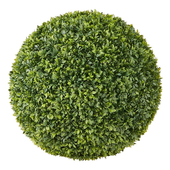 VEVOR Artificial Topiary Ball, 23 inch Faux Boxwood Plant Balls, Fake Silk Tree Look Real, Easy Assembly for Decor Front Porch Outdoor Patio Garden Balcony Backyard and Indoor Home Wedding,