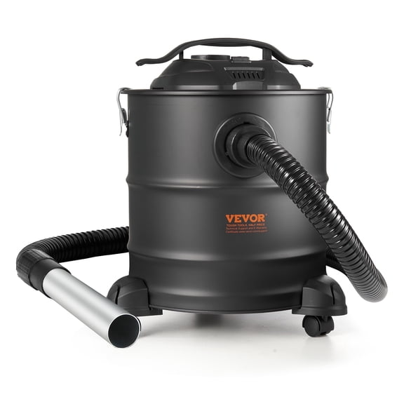 VEVOR Ash Vacuum Cleaner, 5 Gallon with 1200W Powerful Suction, Fireplace Vacuum with Reverse Suction, 16.4 ft Power Cable, 16 Kpa Max. Vacuum, for Fireplaces, Pellet Stoves, Wood Stove, Log Burner