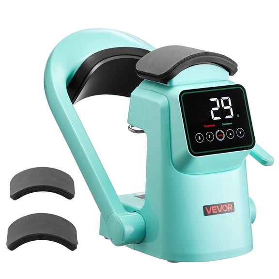 VEVOR Auto Hat Heat Press Machine, with 2pcs Interchangeable Platens, Automatic Open and Release, Touchscreen for Precise Time and Temperature Control