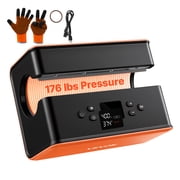 VEVOR Auto Tumbler Heat Press Machine 176 lbs Mug Heat Press Black & Orange, for 11/20/30 oz Sublimation Tumblers, Cups, Glasses, Mugs, Fast Even Heating, Temp & Time Setting, 3 Preset Modes