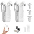 thumbnail image 1 of VEVOR Automatic Curtain Opener, 2 Pack, APP and Remote Control,Hub Included, Electric Smart Curtain Opener Compatible with Alexa and Google Home, Timed Opening and Closing, for Roman Rods, U/I Rails, 1 of 9