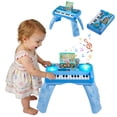 thumbnail image 1 of VEVOR Baby DJ Playset for Toddlers 1-3, Educational Musical Table Toys with 133 Sound Sources, Recording and LED DJ Turntable, Baby Activity Table for Birthday, Gift for Kids Aged 6+ Months, 1 of 9