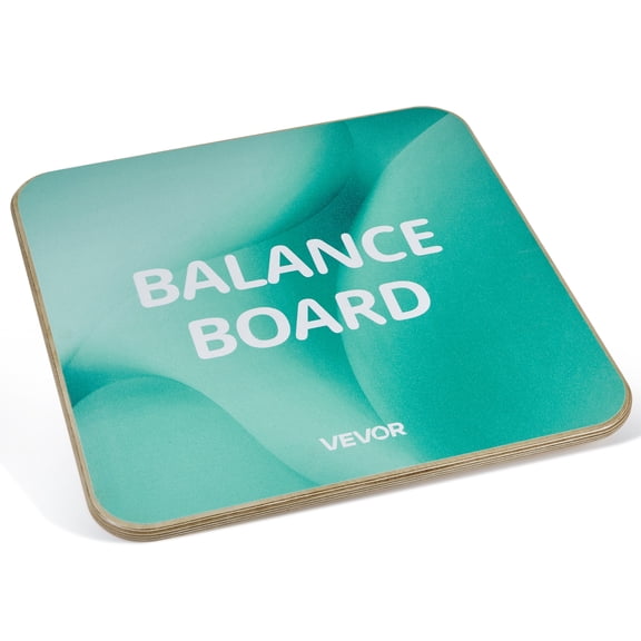 VEVOR Balance Board, 360° Rotating Wobble Board Trainer for Adults 3-Level Adjustable, Wooden Balance Training Equipment, Slip-Resistant Surface for Core Workout, Standing Desk Exercise, Home Gym