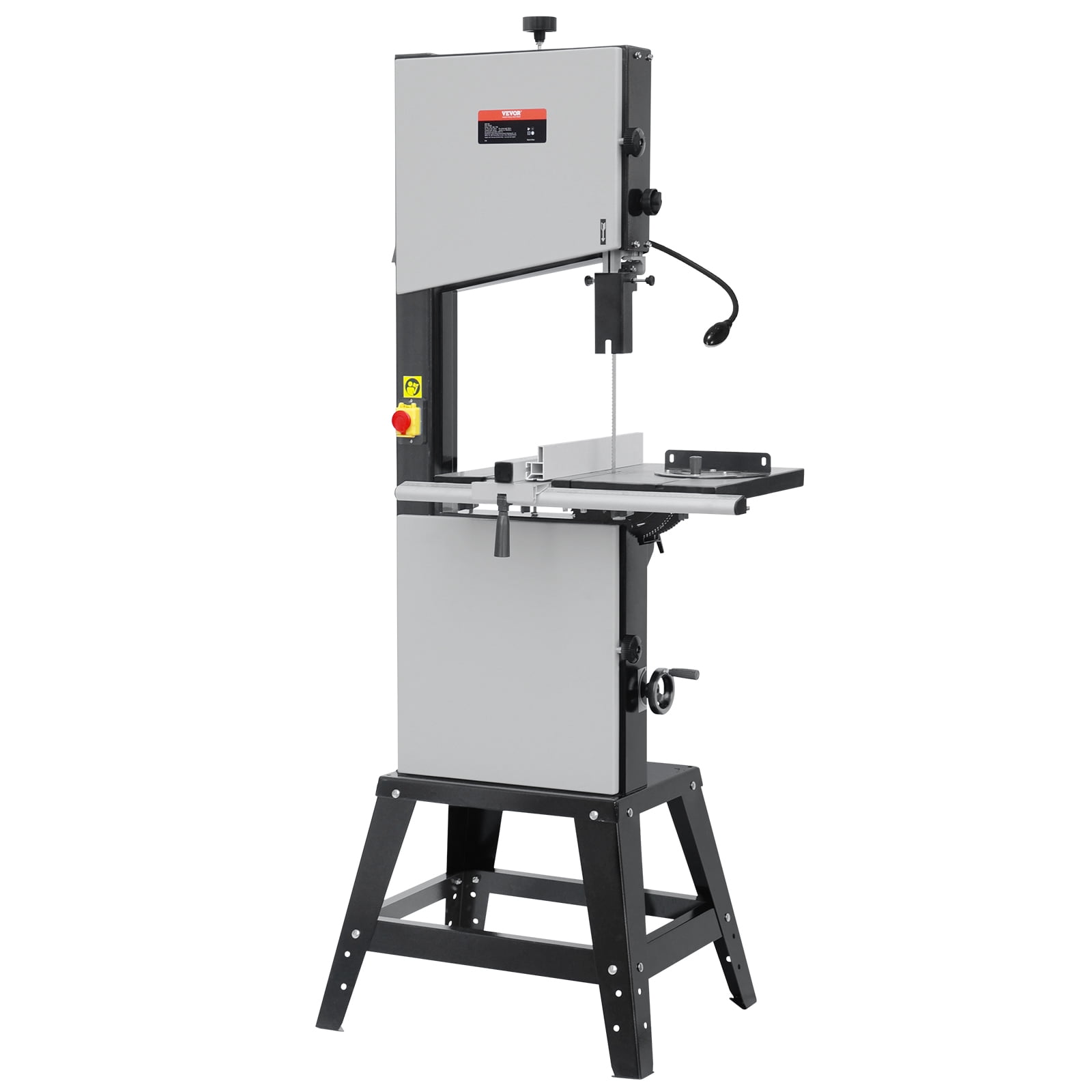 VEVOR Band Saw, 13.39-Inch, Benchtop Bandsaw with Stand, 440-846 RPM Continuously Viable Speed, 1100W 1-1/2HP, 110V, Optimized Work Light, and Miter Gauge, for Woodworking Aluminum Wood Metal Copper