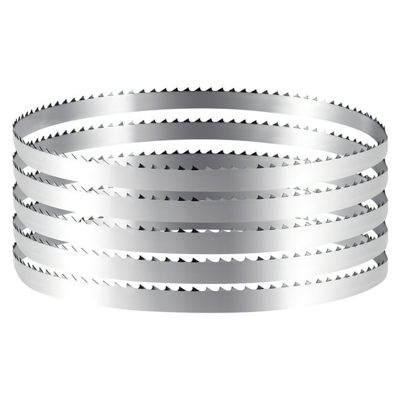VEVOR Bandsaw Blade, 72 Inch Length, 4 TPI Band Saw Blade with 18 HRC Hardened Sharp Teeth, SK5 High-Strength Carbon Steel, 0.5 Inch Width, Replacement for Major Woodworking Band Saw Brands, 1 Pack