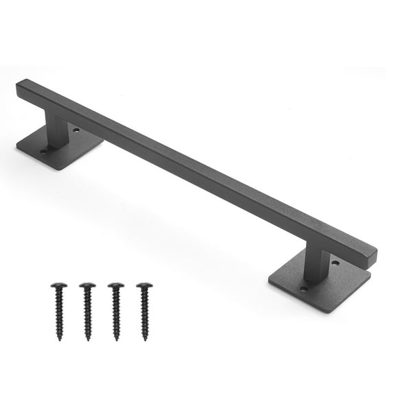 VEVOR Barn Door Handle, 12.6 in Rustic Fence Gate Handle, Rust-Resistant Coating, Heavy Duty Carbon Steel Outdoor Gate Handles,Easy to Install, Metal Sliding Door Pulls for Garage Shed Closet Pantry