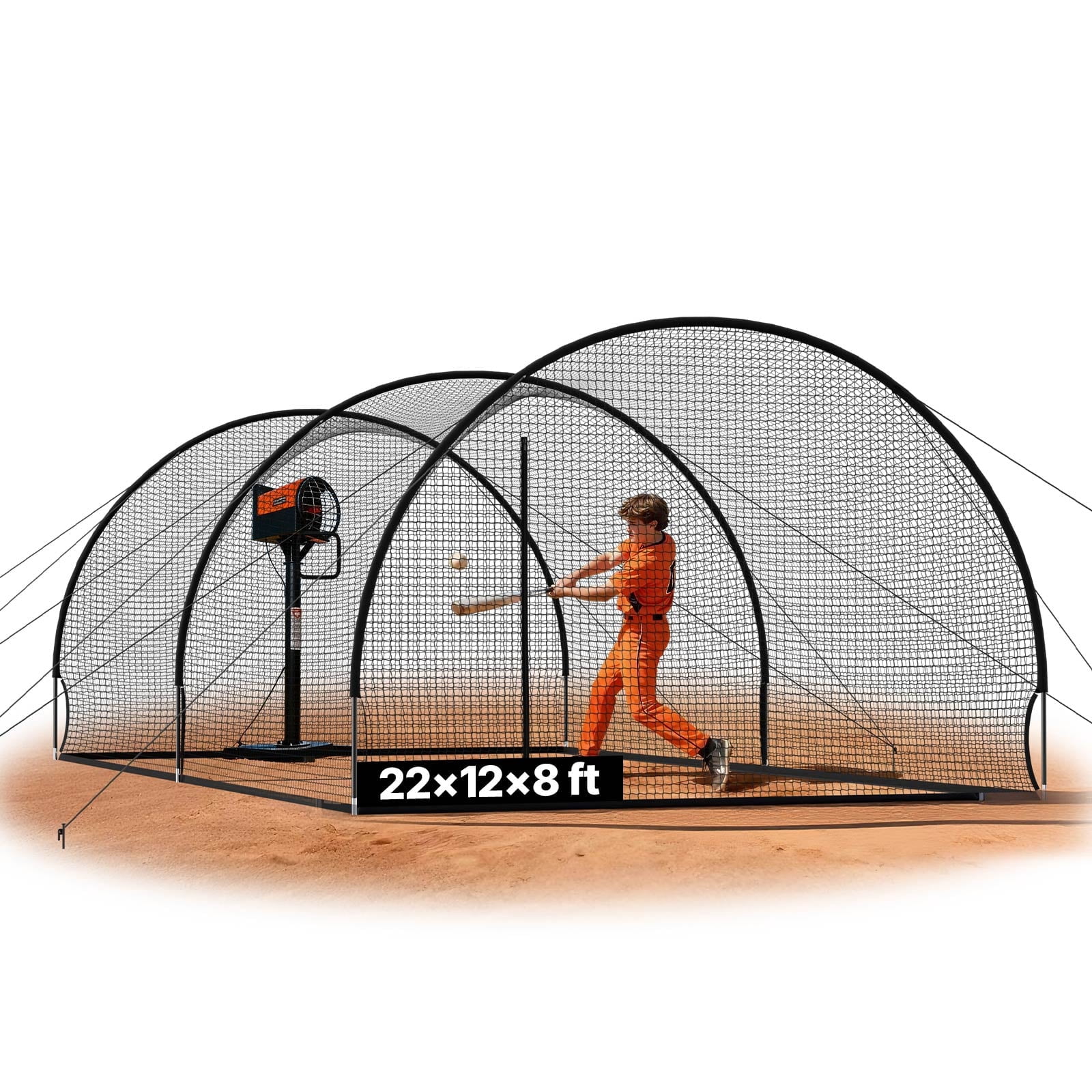 L.A. Steelcraft Full Sized Permanent Baseball Backstop. Sports Facilities Group Inc