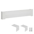 thumbnail image 1 of VEVOR Baseboard Heater Covers, Basic Series 3 ft Standard Electric Heating Unit Front Cover for Home Improvement, Heavy-duty Steel, Easy Installation for Bedroom Replacing Old Cover, White, 1 of 9