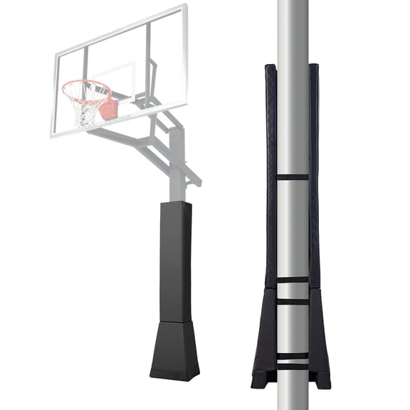 VEVOR Basketball Pole Pad, 64" Tall and 2" Thick Heavy Duty Wrap Around Pole Padding, Fits 6x6 - 7x7 inch Diameter Square Pole, All-weather Waterproof Protective Pad for Basement Garage Playground