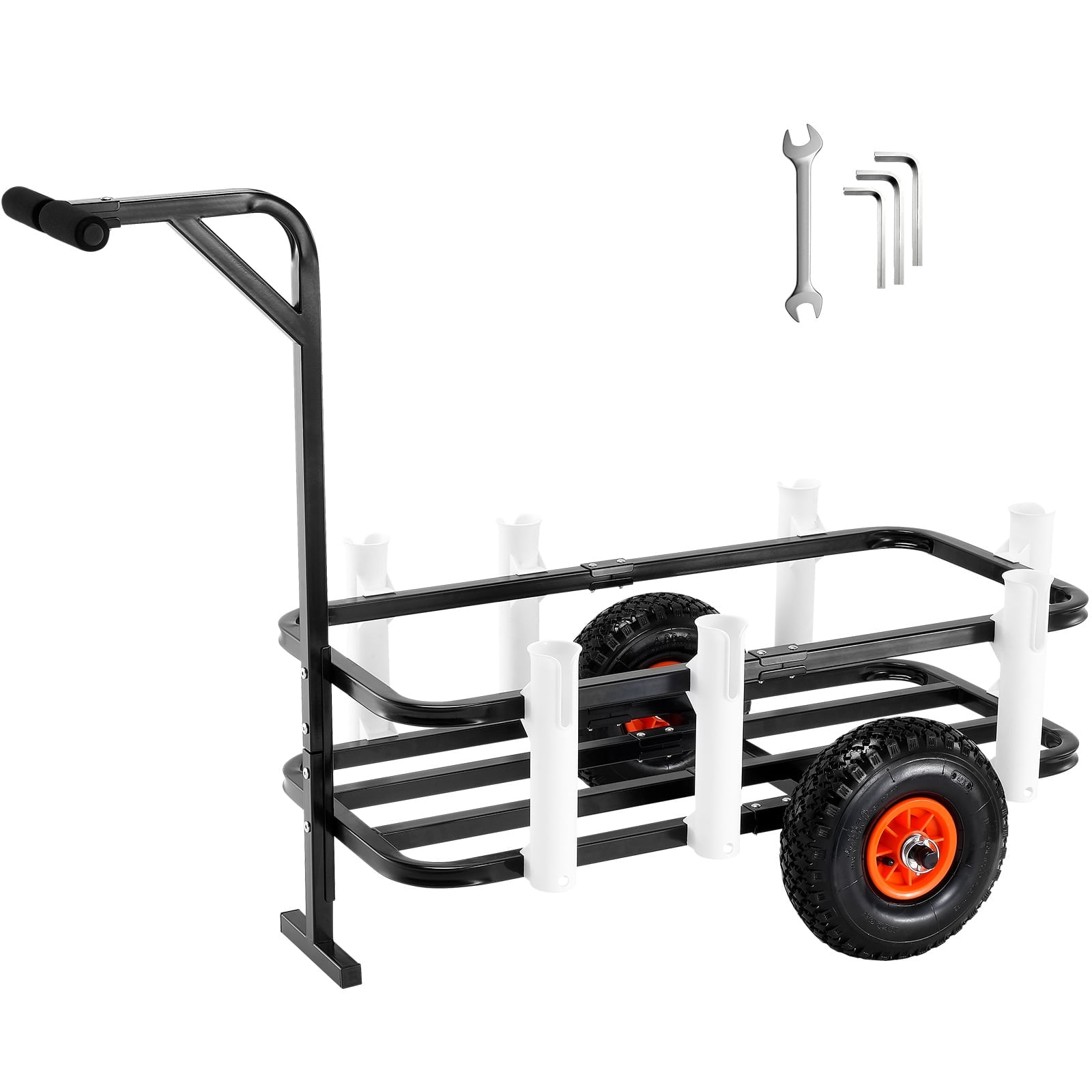 VEVOR Beach Fishing Cart, 200 lbs Load Capacity, Fish and Marine Cart ...