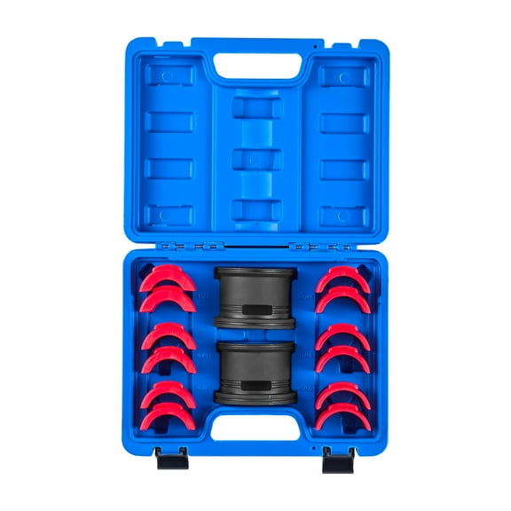 VEVOR Bearing Press Kit, 14 Pcs, Bearing Race and Seal Driver Set with Bushings and Adapters, Bushing Driver Tool Set, Heavy Duty Carbon Steel Seal Removal Installation Tool Kit with Storage Case