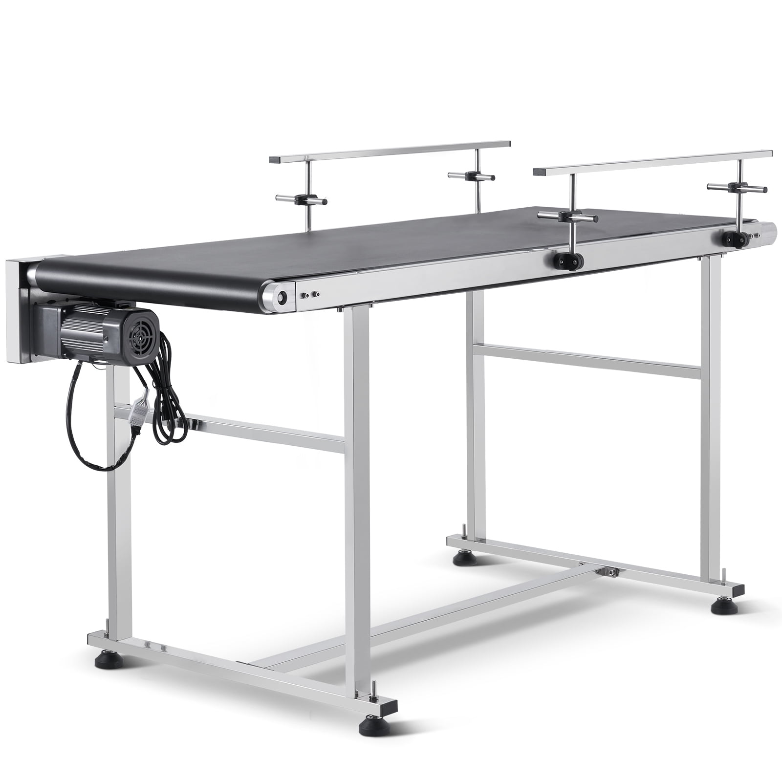 VEVOR Belt Conveyor, 59 x 23.6 inch Conveyor Table, Heavy Duty