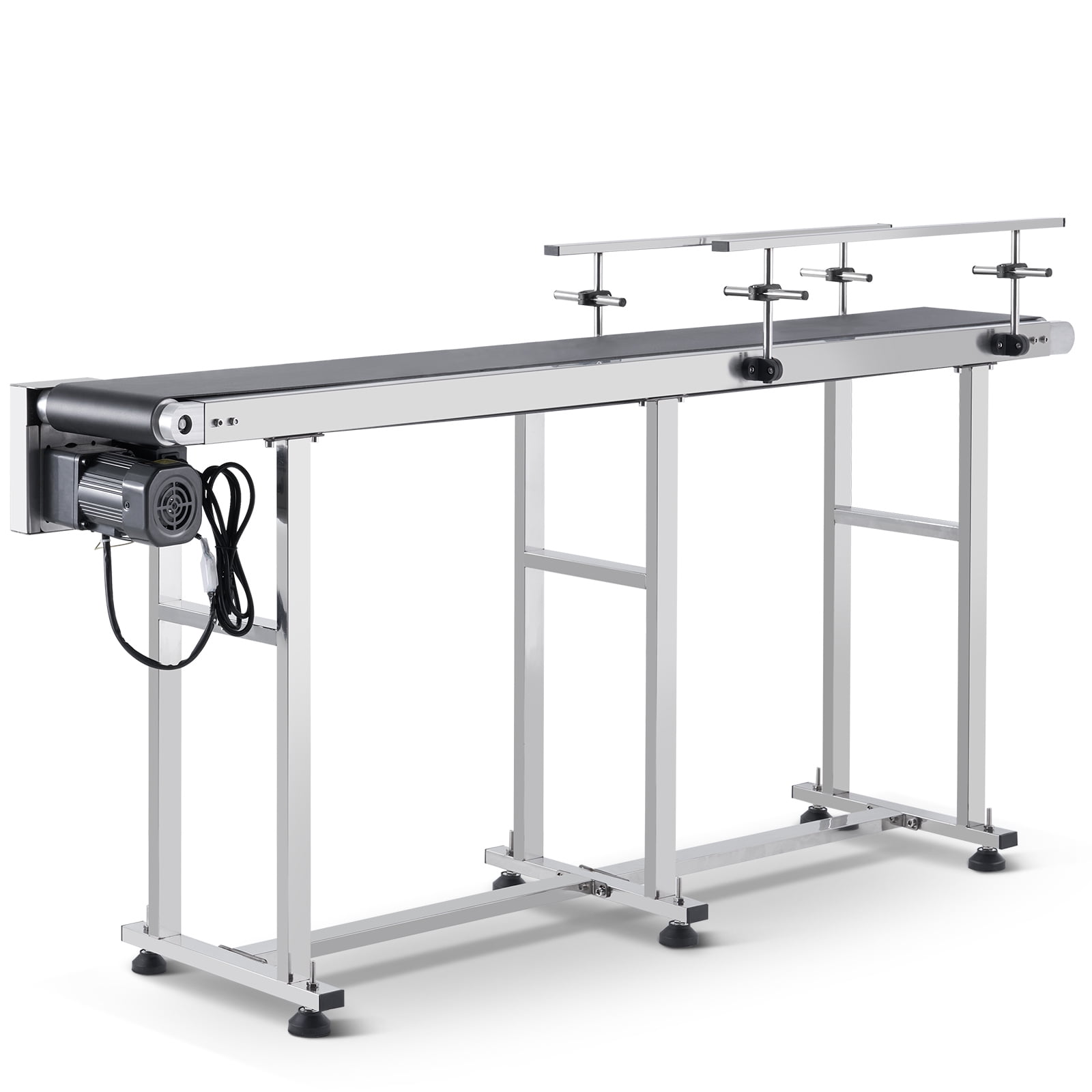 VEVOR Belt Conveyor, 71 x 7.8 inch Conveyor Table, Heavy Duty Stainless