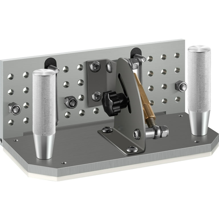 VEVOR Belt Grinder Knife Jig 7 3 4 Long Sharpening Locator 85 115 Adjustable Angle Belt Knife Sharpener Jig Tool Dual Handles Knife Making Angle Grind Guide for Belt Sander Machine Regular Walmart